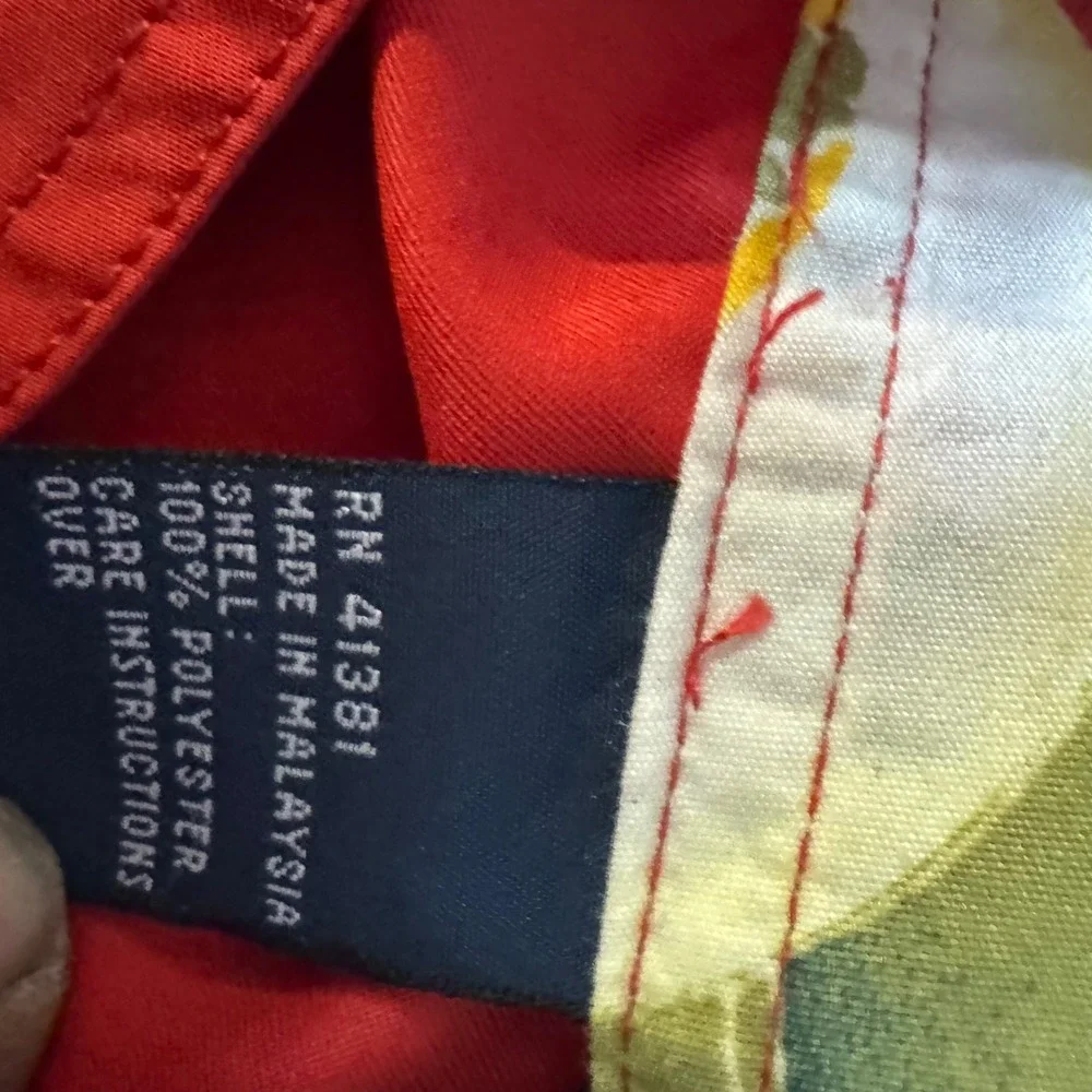 Polo Ralph Lauren Mens Bright‎ Neon Red Cargo Board Shorts Swim Trunks Size 34